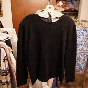 Beautiful black knit sweater